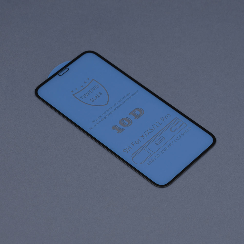 Skærmbeskytter DUX DUCIS til Apple iPhone 11 Pro / XS / X, hærdet glas, Edge Glue, sort