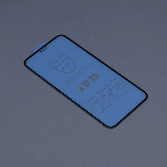 Skærmbeskytter DUX DUCIS til Apple iPhone 11 Pro / XS / X, hærdet glas, Edge Glue, sort