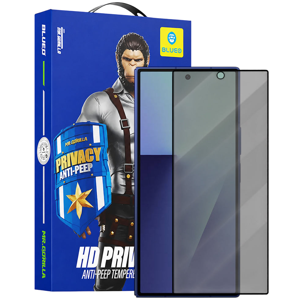 Blueo Anti-Peep Privacy Skærmbeskyttelsesfilm til Samsung Galaxy Z Fold8 Ultra F976 / Z Fold7 F966, Hærdet Glas, Fuld Lim