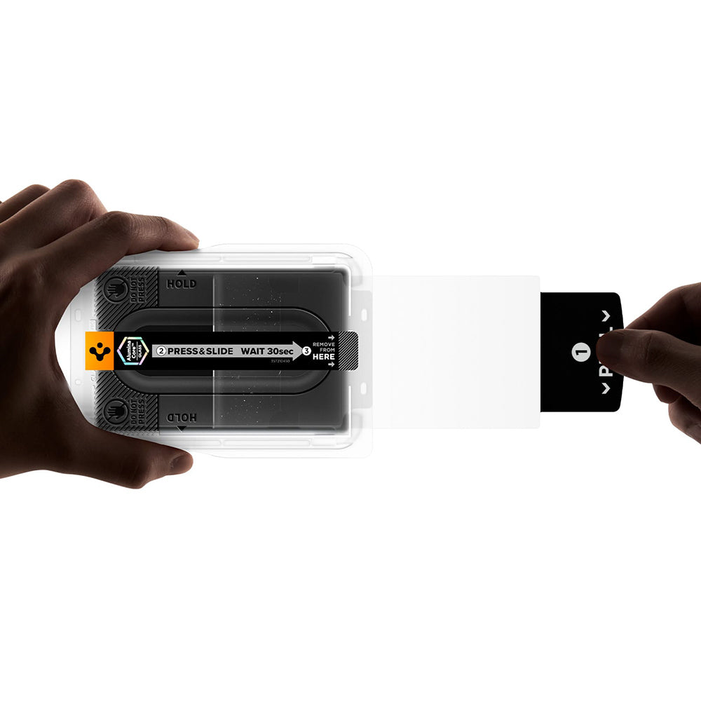 Beskyttelsesfilm til ydre skærm Spigen GlastR EZ FIT Pro HD til Samsung Galaxy Z Fold8 F971, hærdet glas, fuld lim AGL11942