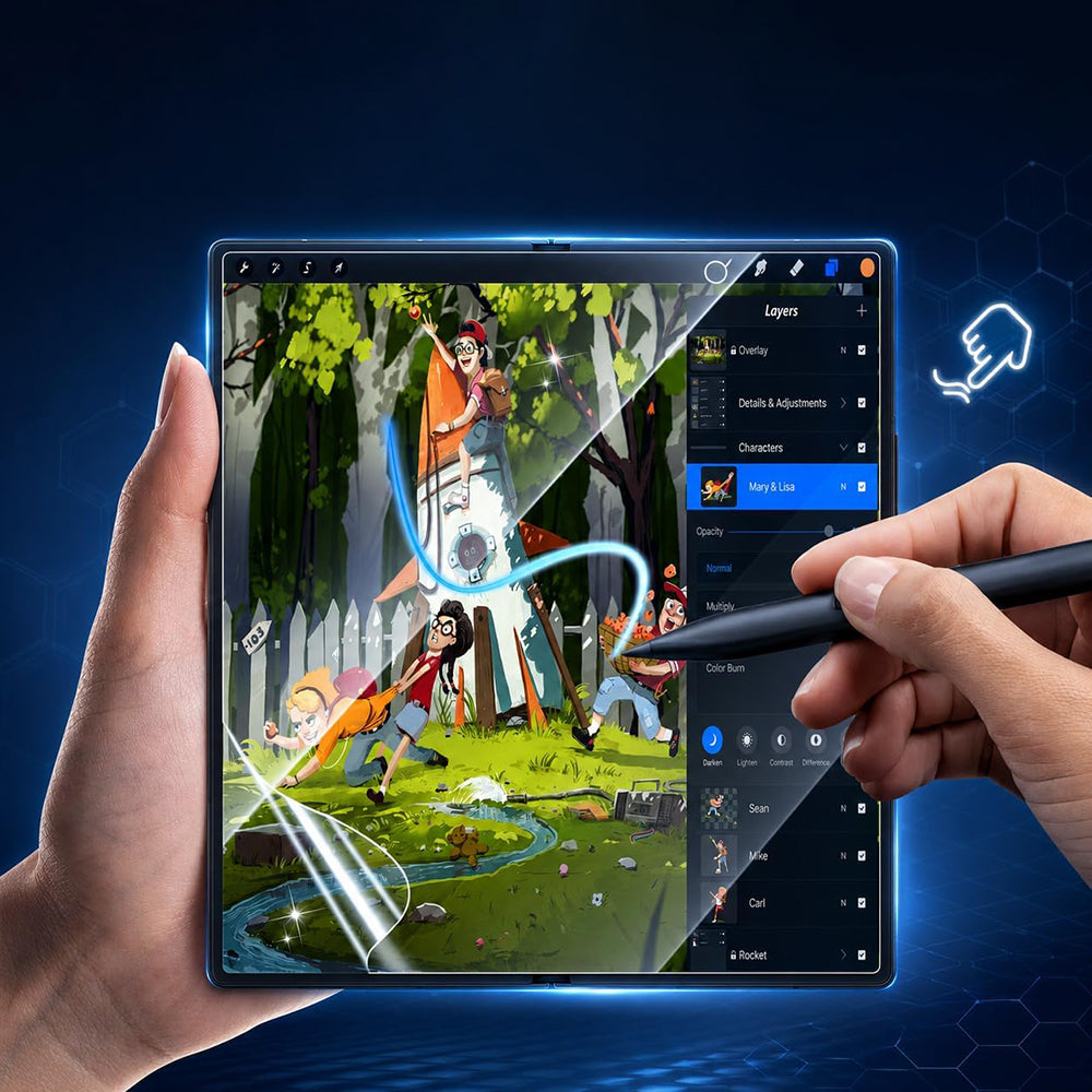 Blueo HD Indvendig Skærmbeskyttelsesfilm til Samsung Galaxy Z Fold8 F971, Plastik