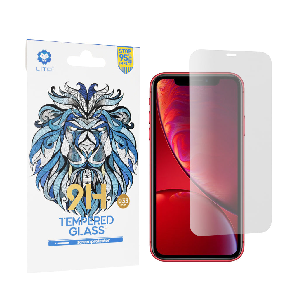 Lito Classic Skærmbeskyttelsesfilm til Apple iPhone 11 / XR, Hærdet Glas, Fuld Lim, 2.5D