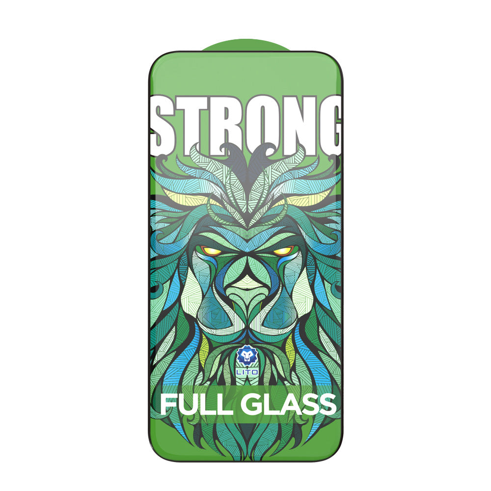 Beskyttelsesfilm Lito D+ Max Strong til Apple iPhone 17 Air, Hærdet Glas, Fuldklæbende, Sort
