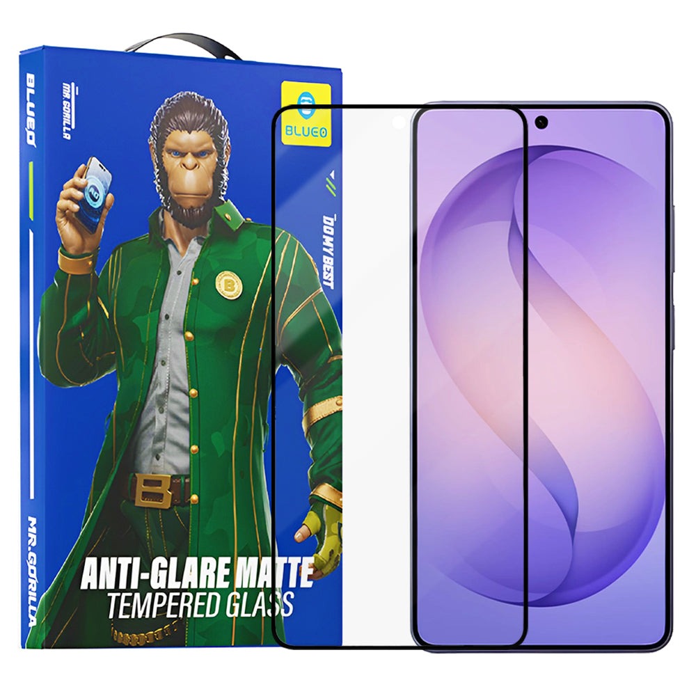 Beskyttelsesfilm Matte Blueo Anti-Glare til Samsung Galaxy S26 Ultra S948, Hærdet Glas, Full Glue, Sort