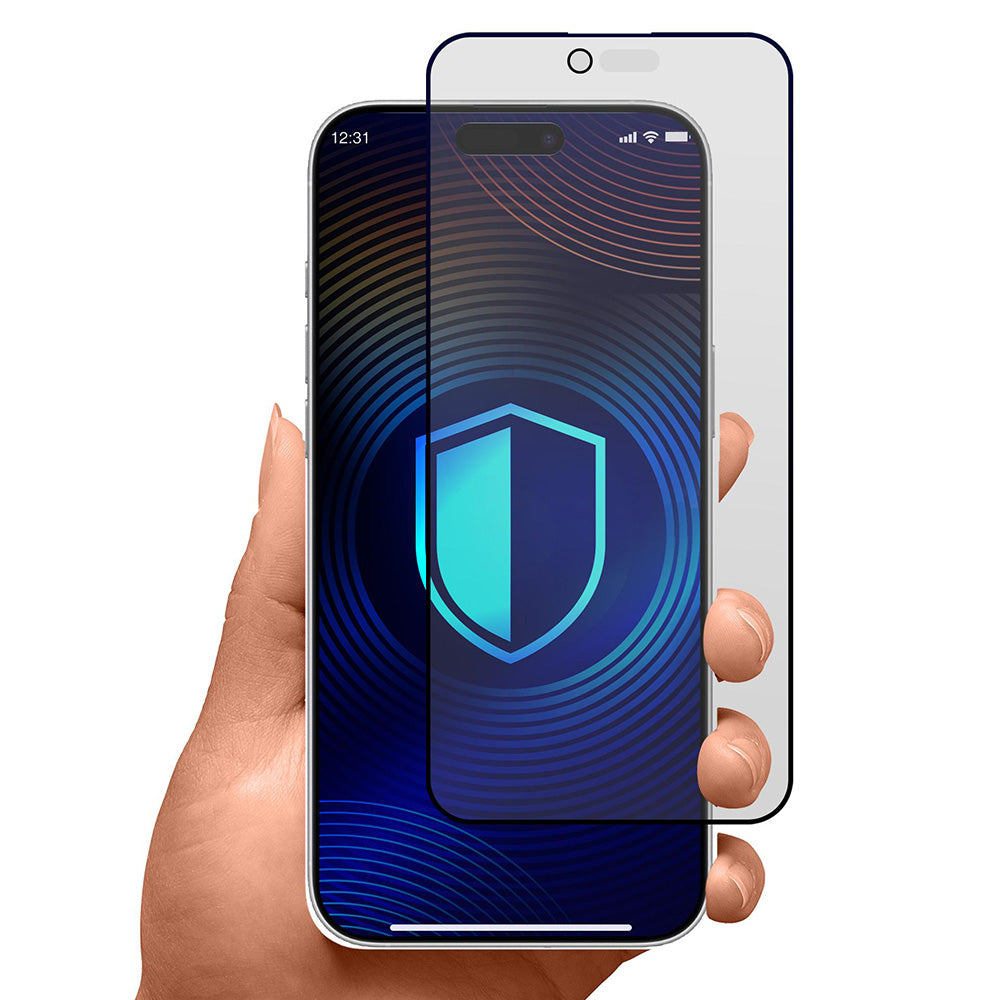 Beskyttelsesfolie Matte Privacy 3MK HardGlass Max til Apple iPhone 17 Air, Hærdet Glas, Fuldklæbende