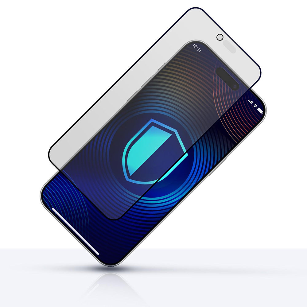 Beskyttelsesfolie Matte Privacy 3MK HardGlass Max til Apple iPhone 17 Air, Hærdet Glas, Fuldklæbende