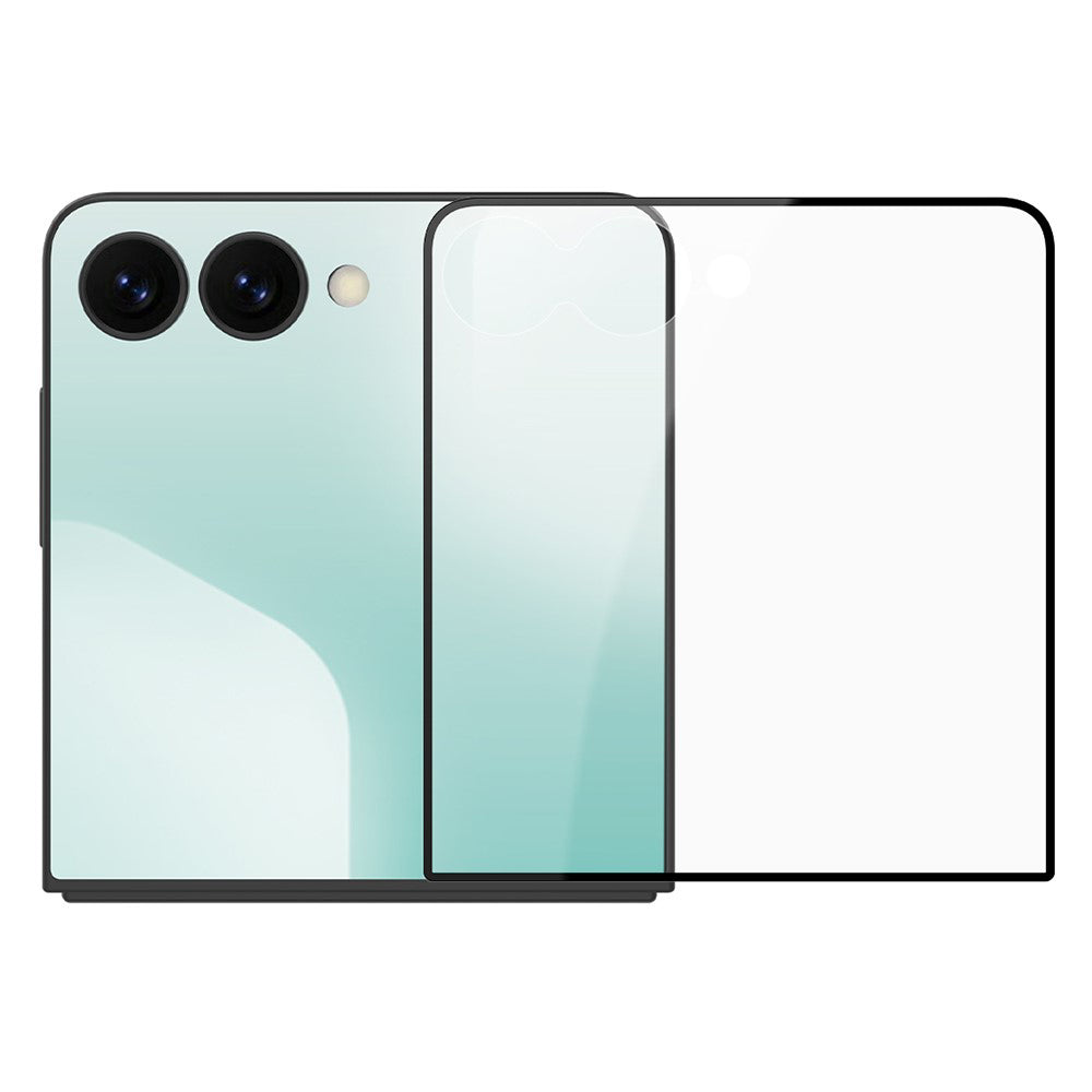 Nillkin CP+ Pro Skærmbeskytter til Samsung Galaxy Z Flip8 F776 / Z Flip7 F766, Hærdet Glas, Fuld Lim, Sort