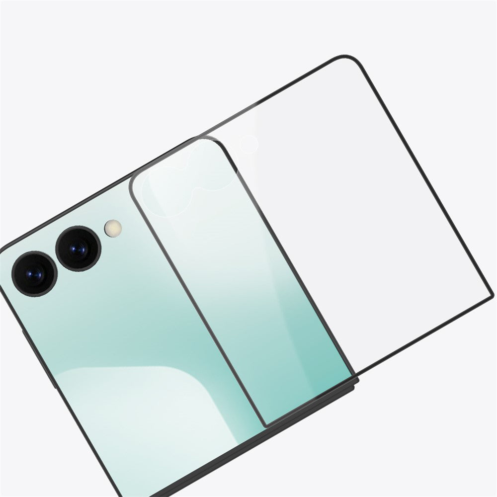 Nillkin CP+ Pro Skærmbeskytter til Samsung Galaxy Z Flip8 F776 / Z Flip7 F766, Hærdet Glas, Fuld Lim, Sort