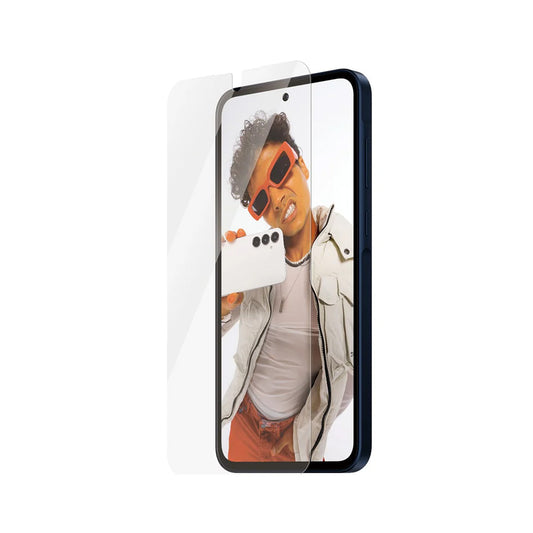 Beskyttelsesfolie PanzerGlass Safe skærm. Ultra-Wide Fit EasyAligner til Samsung Galaxy A36 A366, Hærdet Glas, Fuldklæbende
