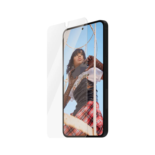 Beskyttelsesfolie PanzerGlass Safe skærm. Ultra-Wide Fit EasyAligner til Samsung Galaxy S25 S931 / S24 S921, Hærdet Glas, Full Glue