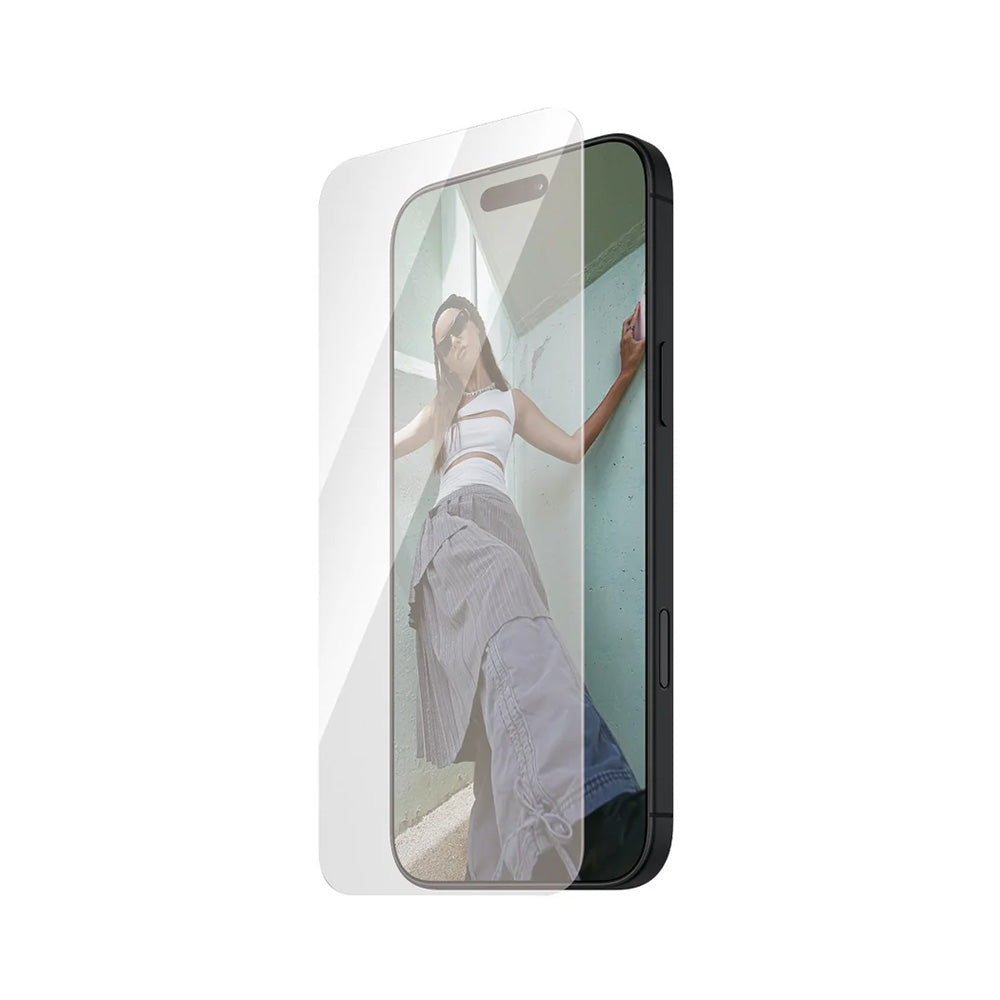 Beskyttelsesfilm PanzerGlass Safe skærm. Ultra-Wide Fit til Apple iPhone 16 Pro, Hærdet Glas, Full Glue