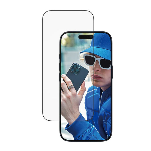 Beskyttelsesfilm til skærm PanzerGlass Ultra-Wide Fit EasyAligner til Apple iPhone 17 Pro, Hærdet Glas, Fuldklæbende, Sort