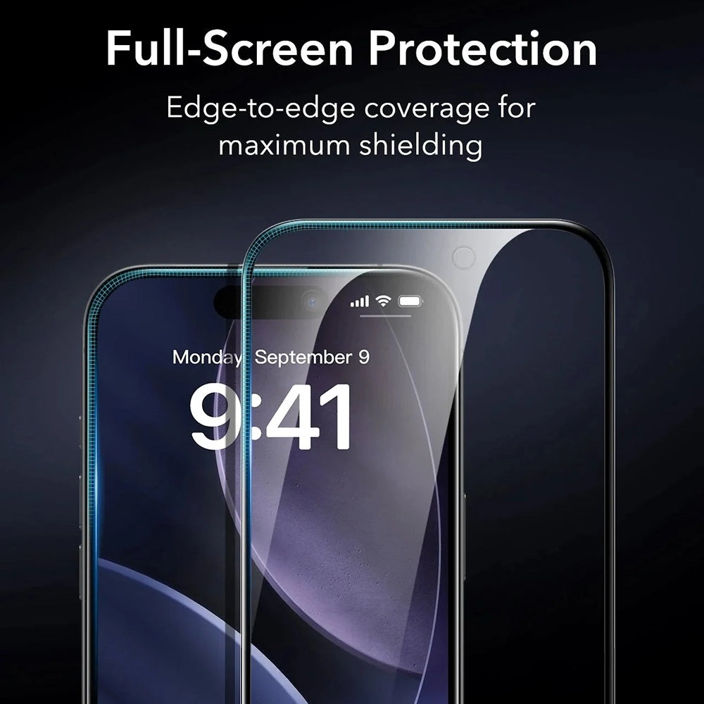 Beskyttelsesfilm Privacy ESR Armorite UltraFit til Apple iPhone 17 Air, Hærdet Glas, Full Glue, Sæt med 3 stykker