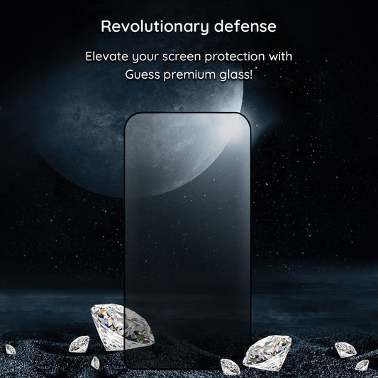 Privacy Screen Protector Guess for Apple iPhone 16 Pro Max, Tempered Glass, Full Glue, 2.5D, GUTGP16XBOKGCIP