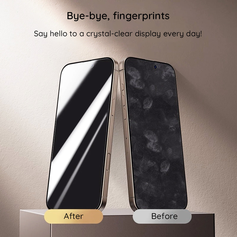 Beskyttelsesfilm Privacy Guess til Apple iPhone 16 Pro Max, Hærdet Glas, Full Glue, 2.5D