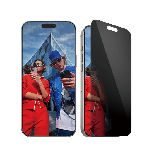 Beskyttelsesfilm Privacy PanzerGlass Ultra-Wide Fit EasyAligner til Apple iPhone 16 Pro Max, Hærdet Glas, Full Glue