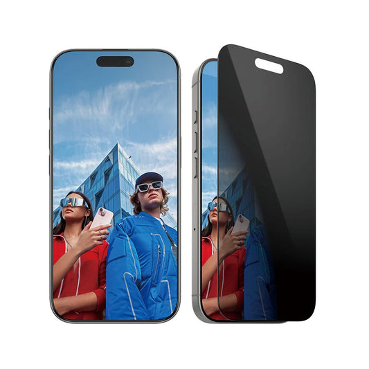 Beskyttelsesfolie Privacy PanzerGlass Ultra-Wide Fit EasyAligner til Apple iPhone 16 Pro, Hærdet Glas, Full Glue