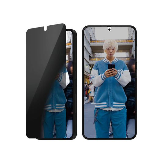 Beskyttelsesfolie til skærm Privacy PanzerGlass Ultra-Wide Fit til Samsung Galaxy S25 S931 / S24 S921, Hærdet Glas, Full Glue