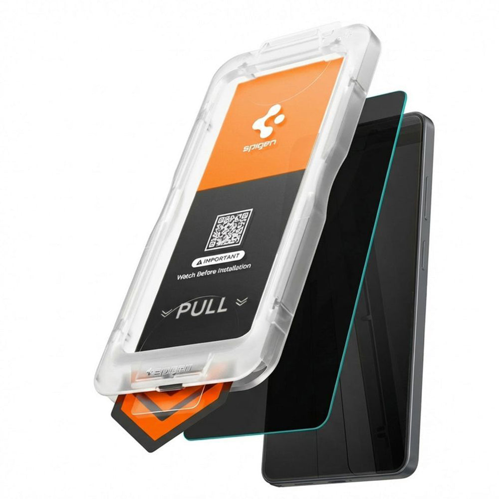 Beskyttelsesfilm til skærm Privacy Spigen GlastR EZ FIT Pro HD til Samsung Galaxy S26 Plus S947, Hærdet Glas, Full Glue AGL11087
