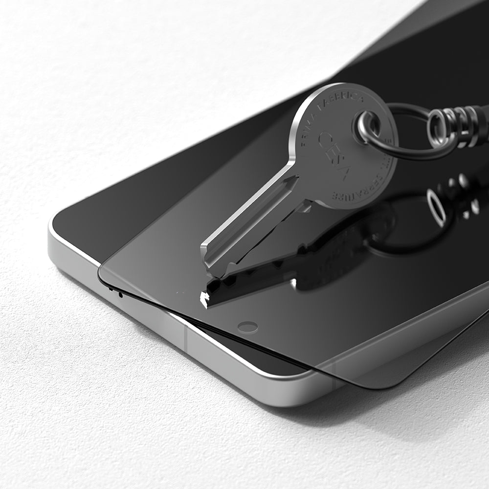 Skærmbeskyttelsesfolie Ringke Easy Slide til Samsung Galaxy S26 Plus S947, Hærdet Glas, Fuldklæbende, Sæt med 2 stykker, Sort