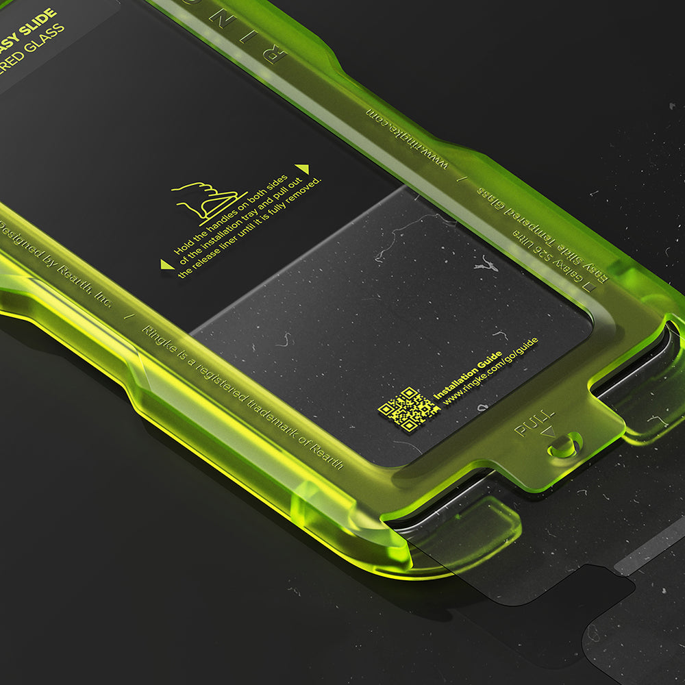 Skærmbeskyttelsesfolie Ringke Easy Slide til Samsung Galaxy S26 Ultra S948, Hærdet Glas, Fuldklæbende, Sæt med 2 stykker