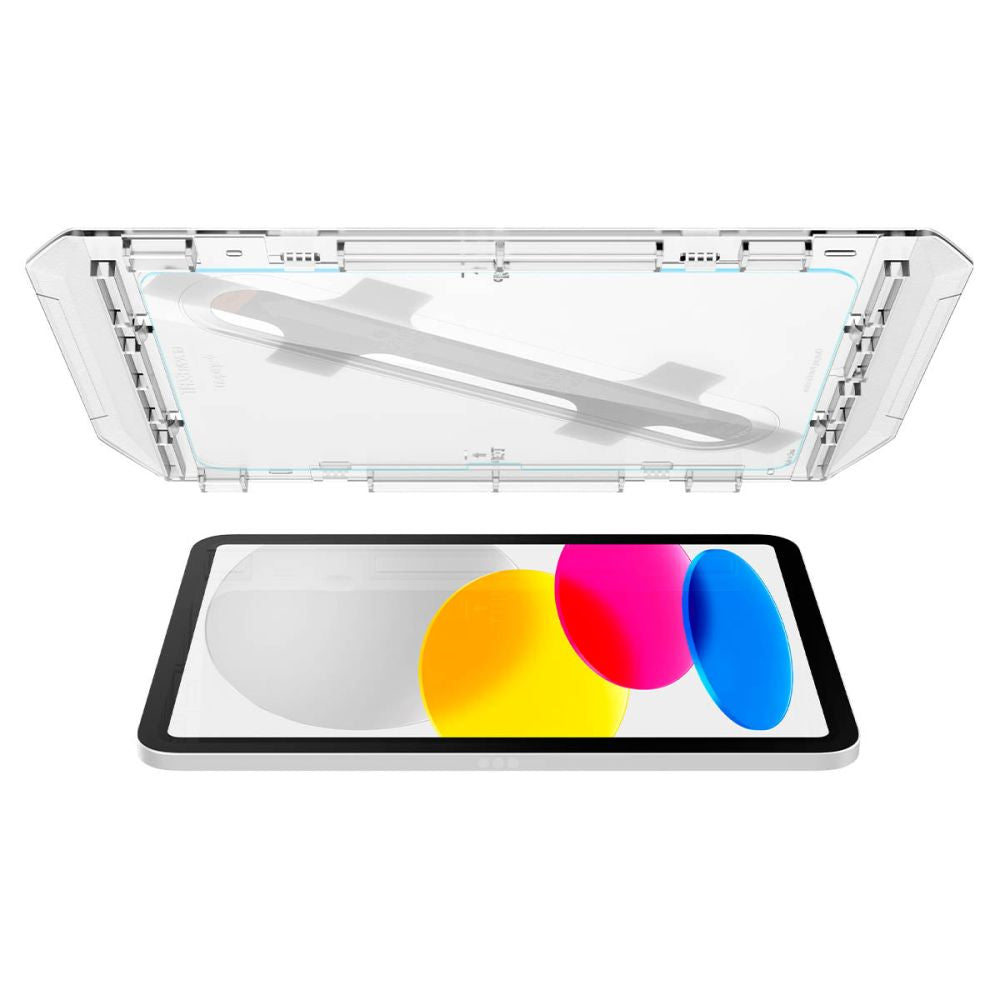 Skærmbeskytter Spigen GlastR EZ FIT til Apple iPad (2025) / (2022), Hærdet Glas, Full Glue AGL05554