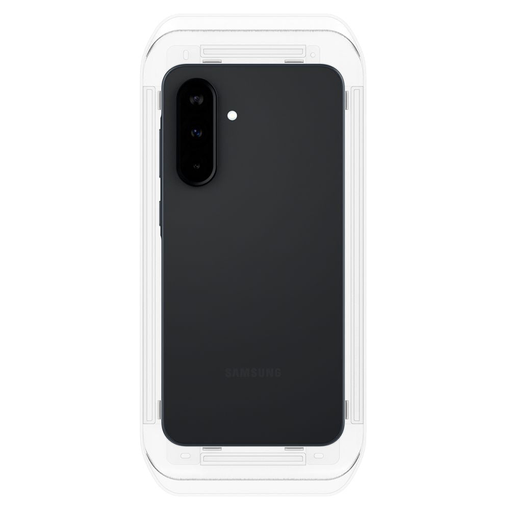 Skærmbeskyttelsesfilm Spigen GlastR EZ FIT til Samsung Galaxy A36 A366, hærdet glas, fuld lim, sæt med 2 stk. AGL09202