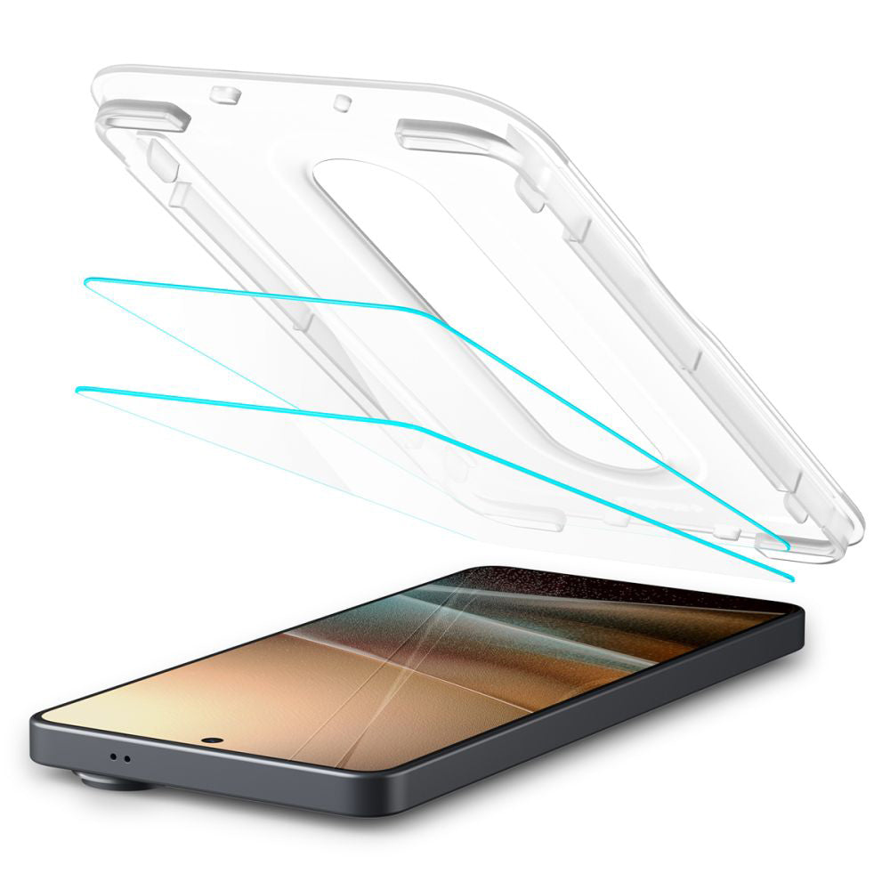 Beskyttelsesfilm til skærm Spigen GlastR EZ FIT Pro HD Anti-Reflection til Samsung Galaxy S26 Ultra S948, Hærdet glas, Fuldklæbende, Sæt med 2 stykker