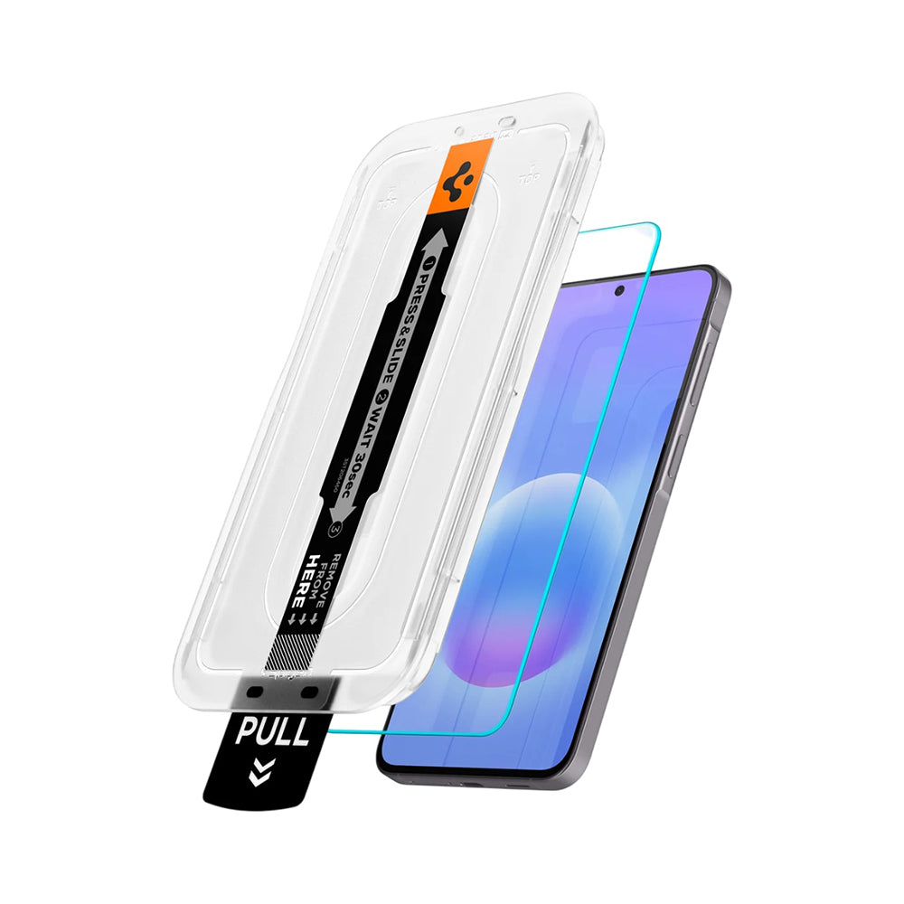 Beskyttelsesfilm til skærm Spigen GlastR EZ FIT Pro HD til Samsung Galaxy A57 5G, Hærdet Glas, Fuldklæbende, Sæt med 2 stykker AGL11397