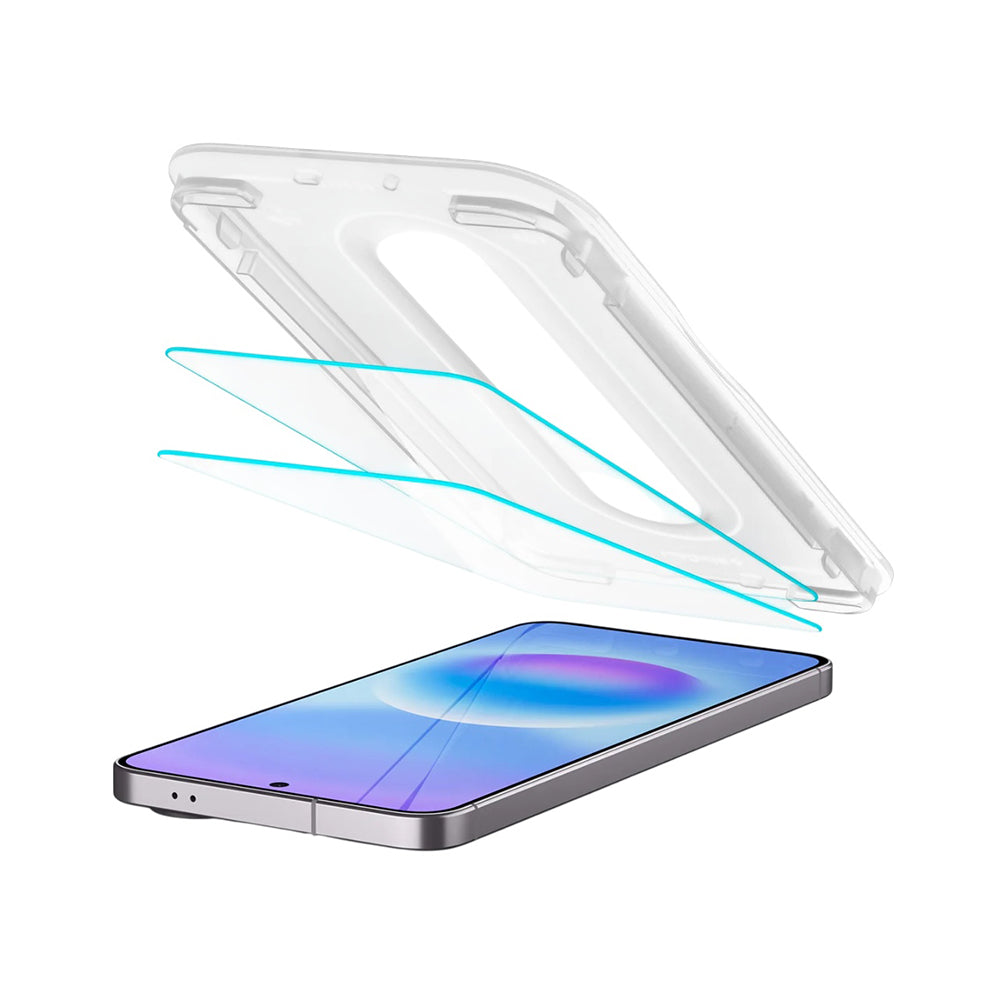 Beskyttelsesfilm til skærm Spigen GlastR EZ FIT Pro HD til Samsung Galaxy A57 5G, Hærdet Glas, Fuldklæbende, Sæt med 2 stykker AGL11397