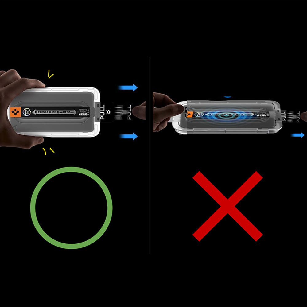Beskyttelsesfilm til skærm Spigen GlastR EZ FIT Pro HD (Anti-Reflection) til Samsung Galaxy S26 Plus S947, Hærdet Glas, Fuldklæbende, Sæt med 2 stykker