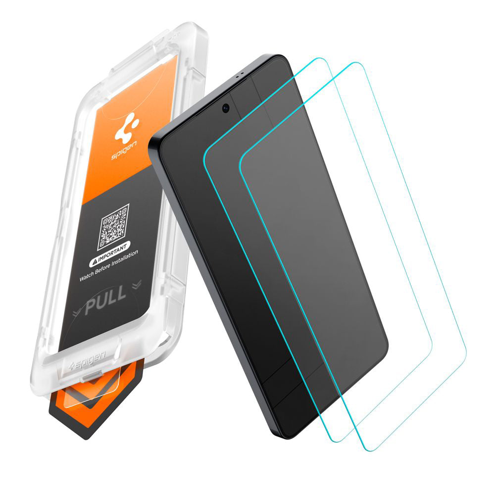 Beskyttelsesfilm til skærm Spigen GlastR EZ FIT Pro HD til Samsung Galaxy S26 Ultra S948, Hærdet Glas, Fuldklæbende, Sæt med 2 stykker AGL11072