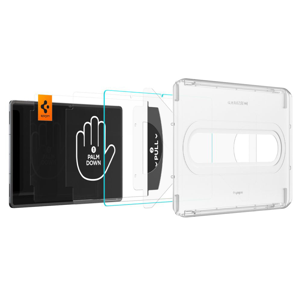Skærmbeskyttelsesfolie Spigen GlastR EZ FIT Pro til Samsung Galaxy Tab S11 Ultra, Hærdet Glas, Full Glue AGL10200