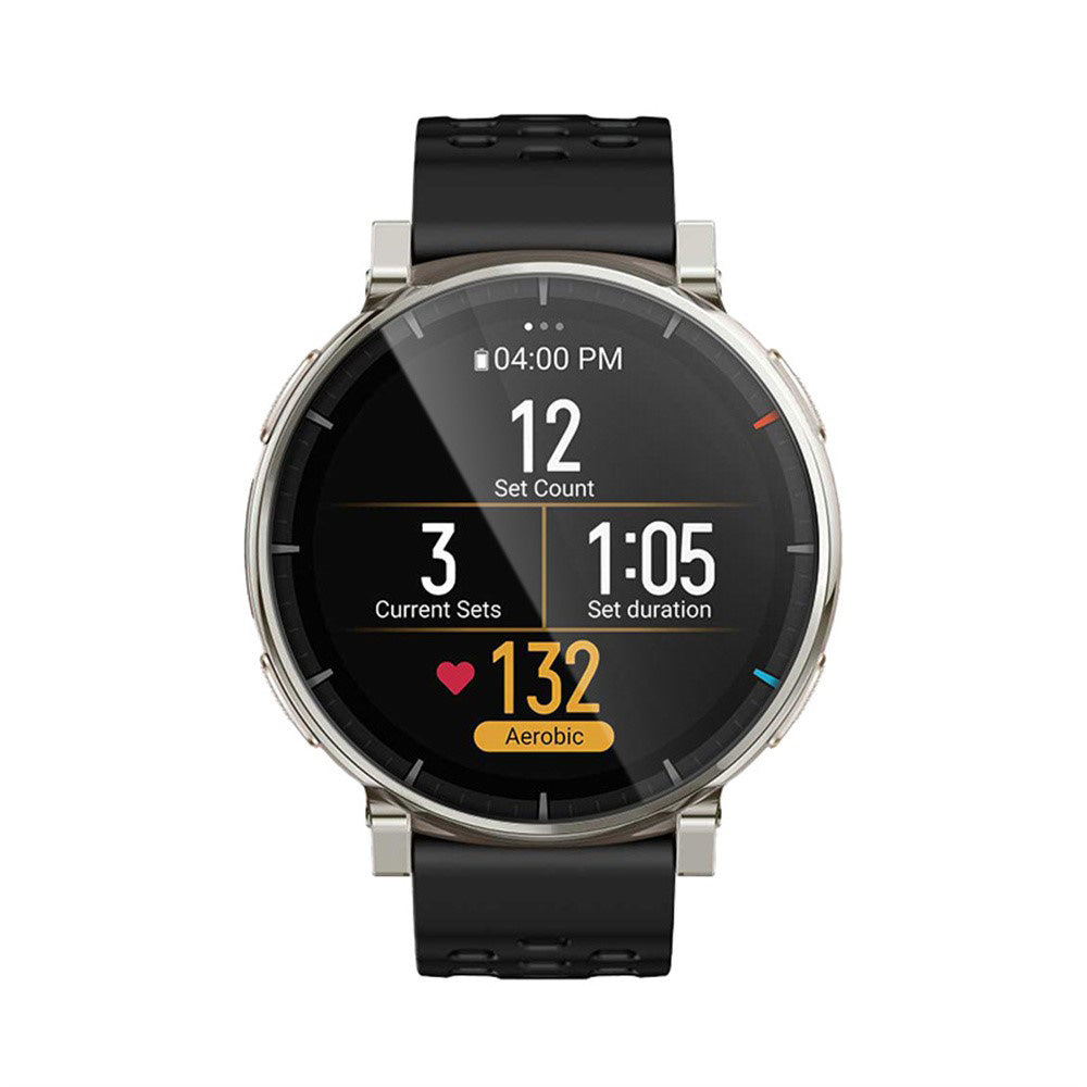 Beskyttelsesfilm Techsuit Nano Flex til Amazfit Active 3 Premium, Plastik, Sæt med 2 stykker, Sort