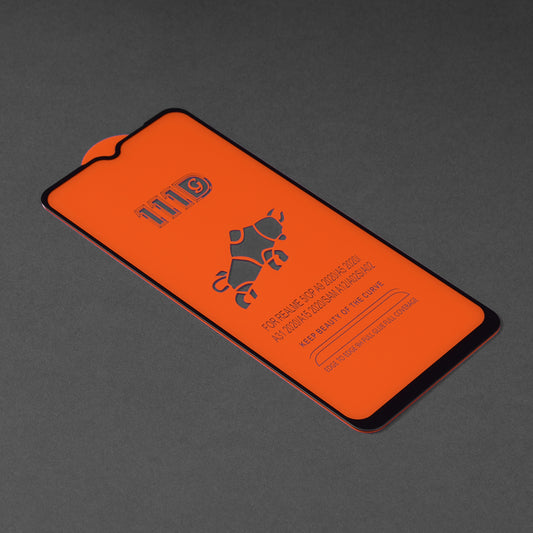 Techsuit Skærmbeskytter til Honor 70 Lite / X6 / X8 5G, Hærdet Glas, Full Glue, 111D, Sort