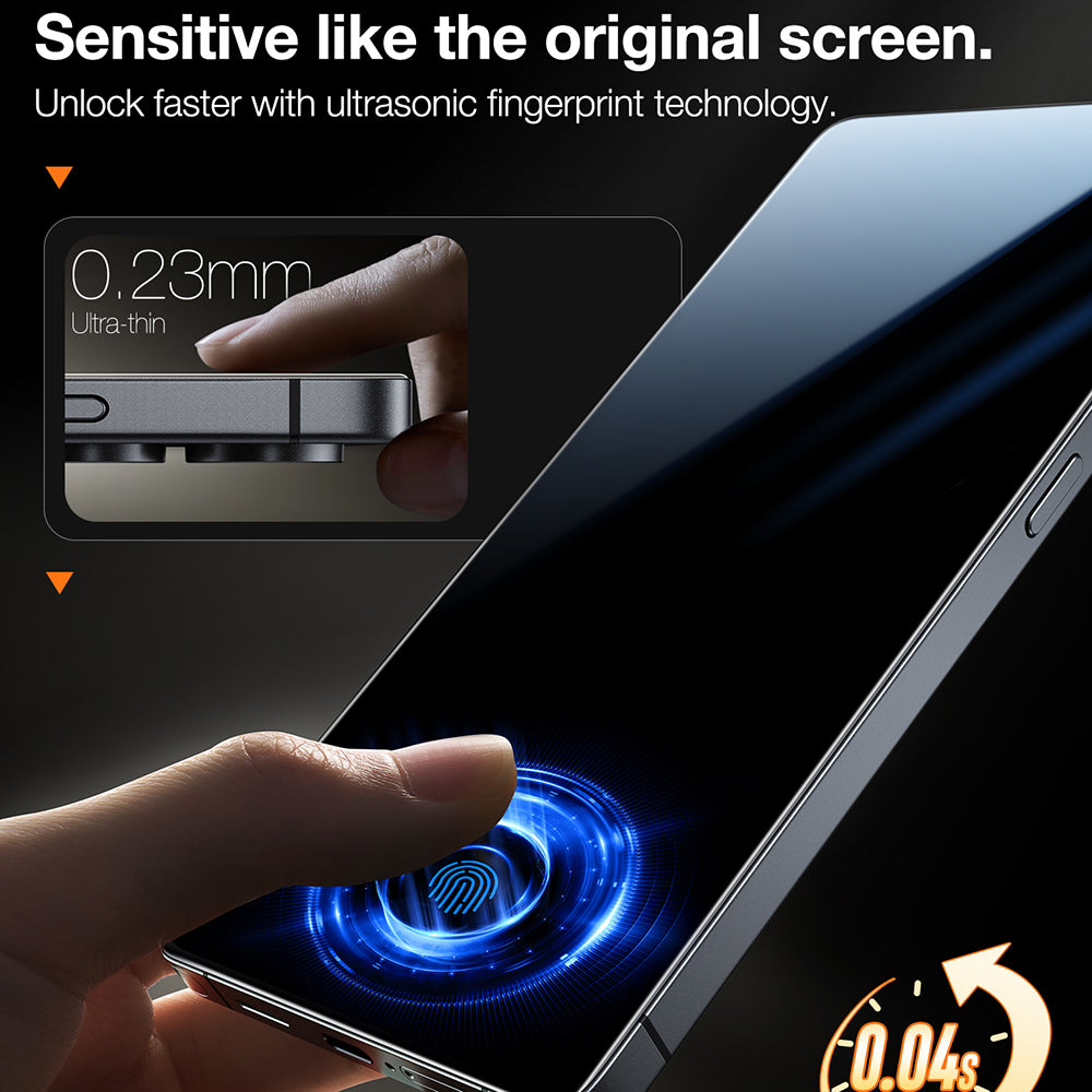Torras GlassGo Install Master Skærmbeskytter til Samsung Galaxy S25 Ultra S938, Hærdet Glas, Fuld Lim