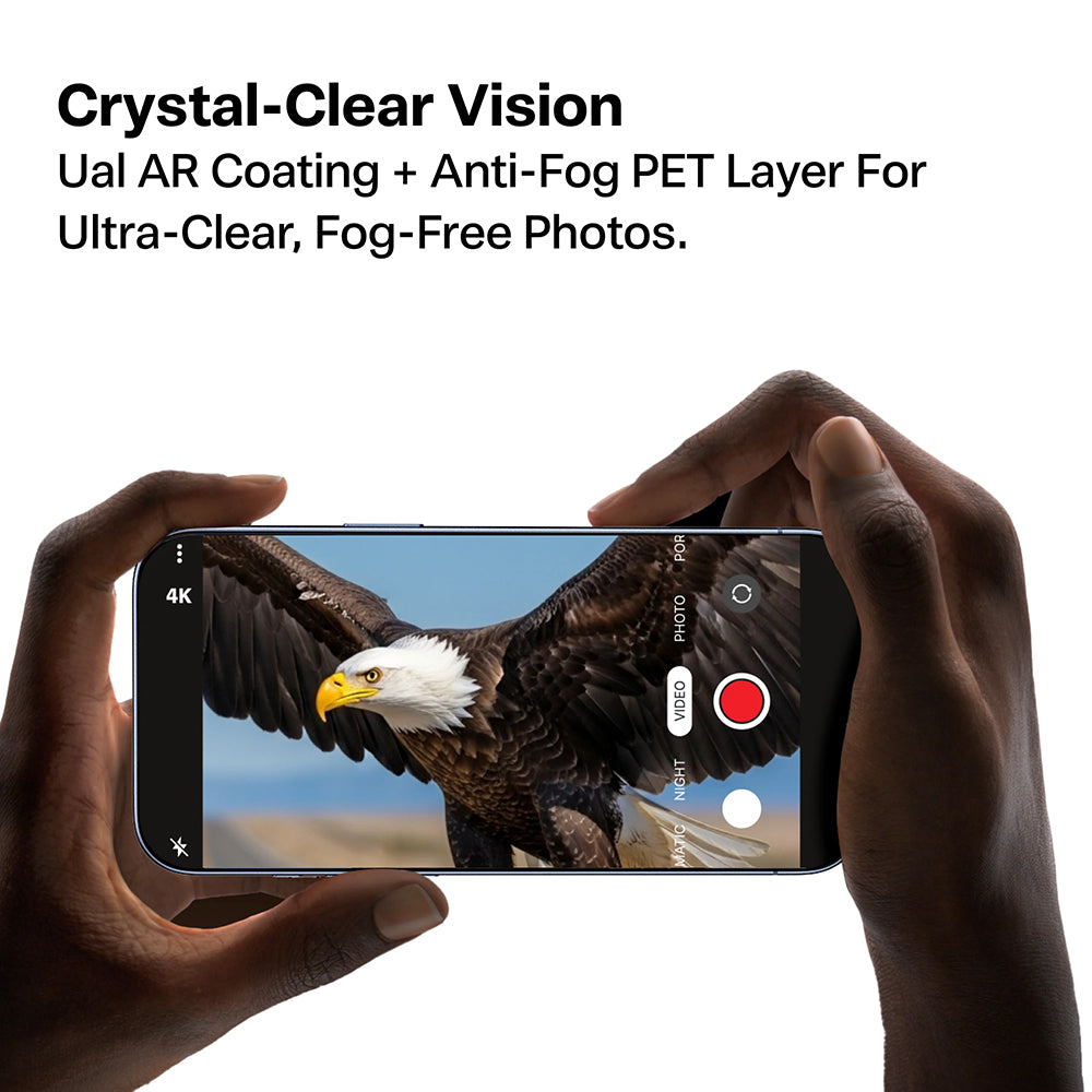 Torras Lensguard bagkamera beskyttelsesfilm til Apple iPhone 17 Pro Max / 17 Pro, hærdet glas, sølv