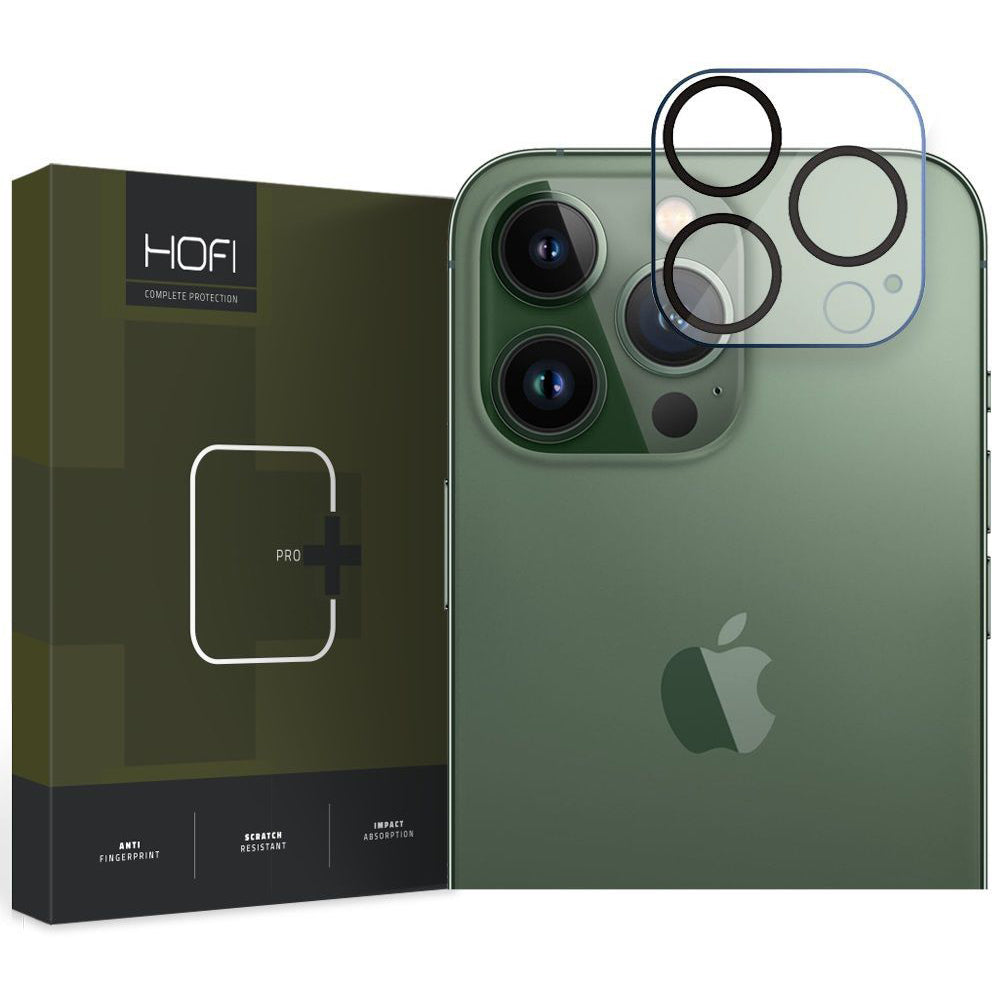 Beskyttelsesfilm til bagsidekamera HOFI PRO+ til Apple iPhone 14 Pro Max / 14 Pro, Hærdet glas, Sort