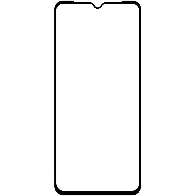 OEM skærmbeskyttelsesfilm til Xiaomi Redmi 9A / Xiaomi Redmi 9C, Hærdet glas, Full Face, Full Glue, 5D, 0.3mm, Sort