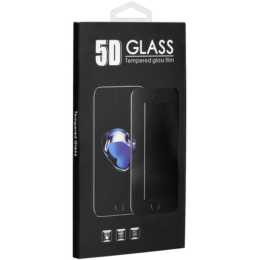 OEM-skærmbeskytter til Samsung Galaxy A51 A515, hærdet glas, fuld lim, 5D, sort