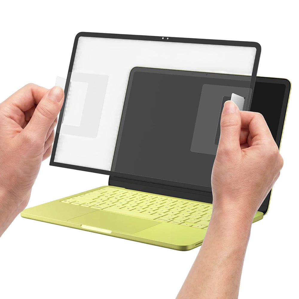 Skærmbeskyttelsesfilm Spigen GlastR Slim til Apple MacBook Neo 13 tommer, Hærdet Glas, Sort AGL11669