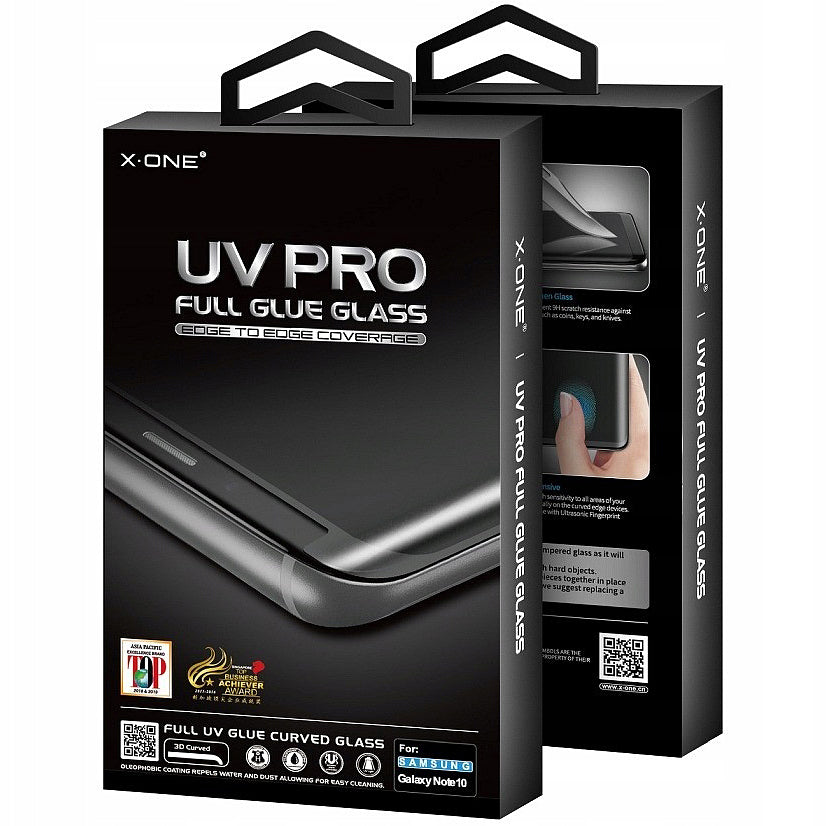 Skærmbeskyttelsesfolie X-One til Samsung Galaxy S21 Ultra 5G G998, Hærdet Glas, UV Lim