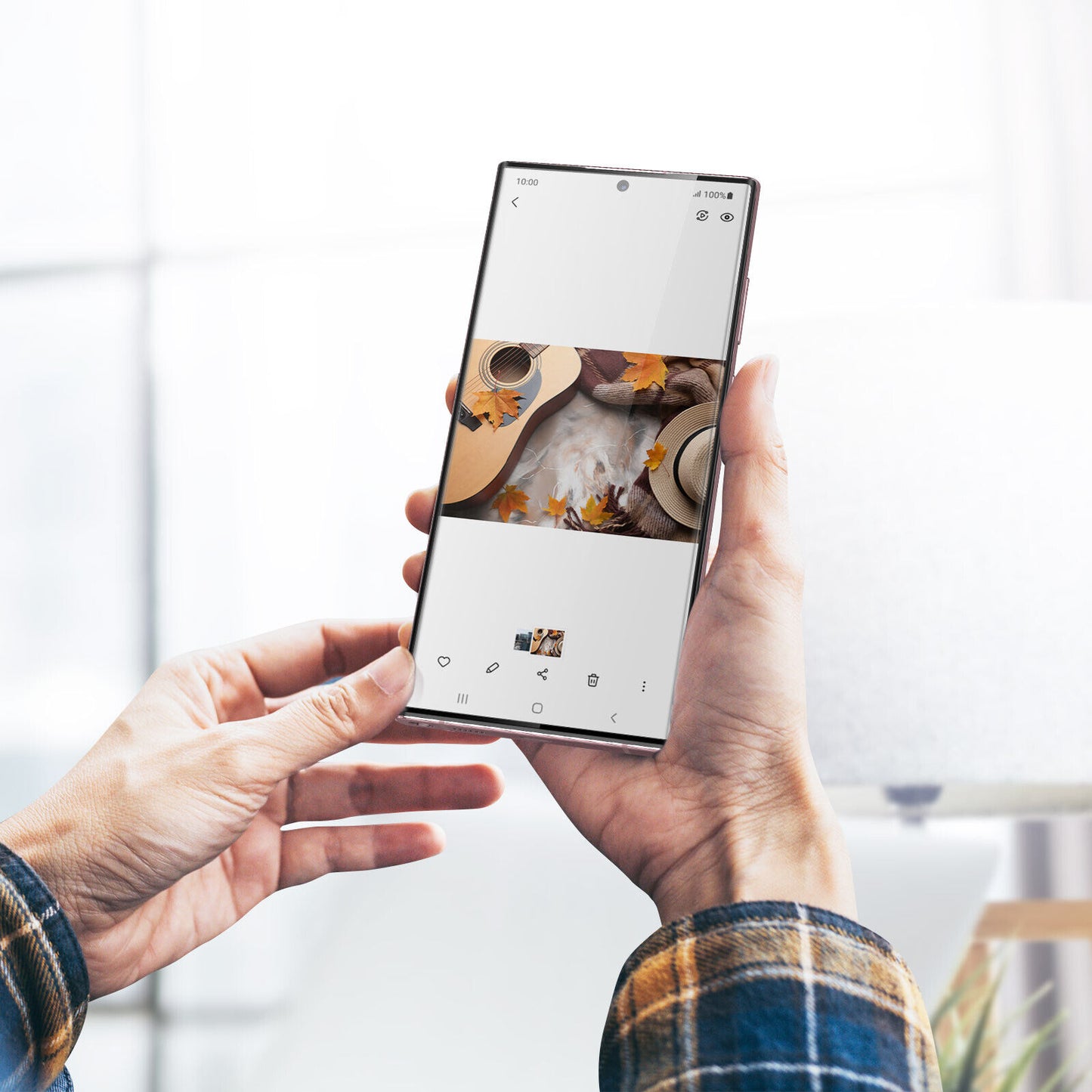 Skærmbeskyttelsesfilm X-One til Samsung Galaxy S22 Ultra 5G S908, Hærdet Glas, Fuldklæbende, 3D