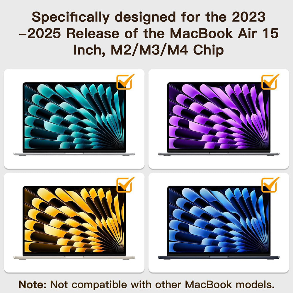 Mat skærmbeskyttelsesfolie Anti Blue Light Techsuit VisionProX til Apple MacBook Air M3 15inch (2024) / Air M2 15inch (2023), Plast