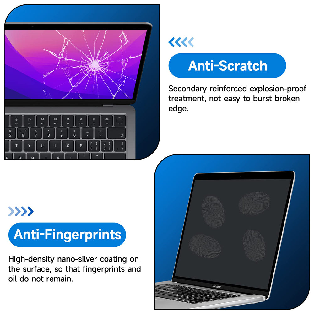 Mat skærmbeskyttelsesfolie Anti Blue Light Techsuit VisionProX til Apple MacBook Pro 13inch (2022) / (2020) / (2019) / (2018) / (2016), Plast