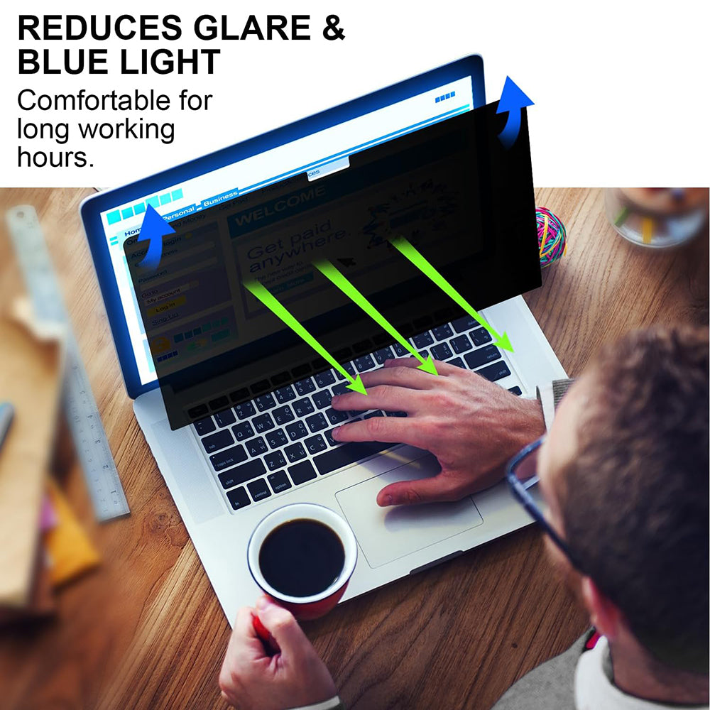Skærmbeskyttelsesfolie Privacy Techsuit VisionProX Magnetic til Apple MacBook Pro 14inch (2024), Plastik