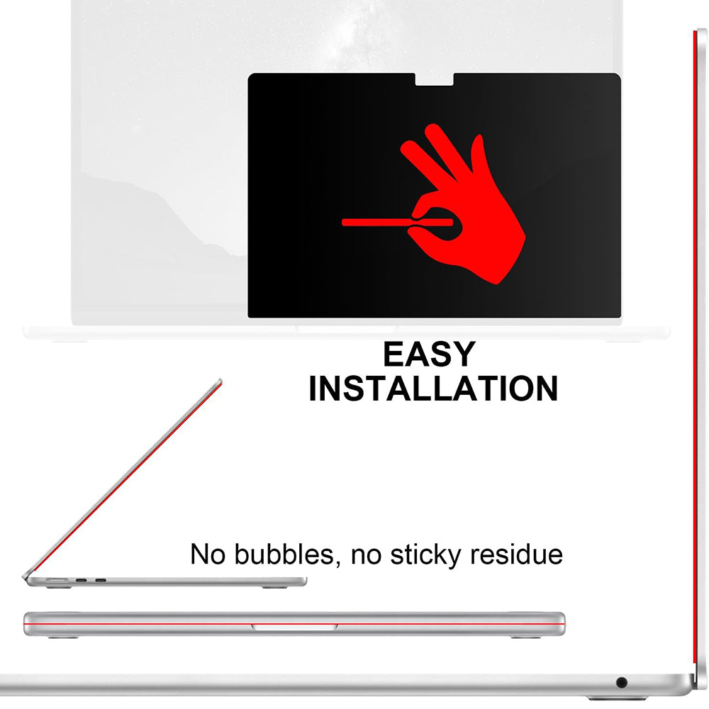 Skærmbeskyttelsesfolie Privacy Techsuit VisionProX Magnetic til Apple MacBook Pro 14inch (2024), Plastik