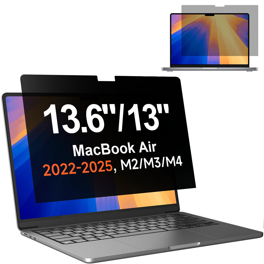 Skærmbeskyttelsesfolie Privacy Techsuit VisionProX til Apple MacBook Air M4 13inch (2025), Plastik