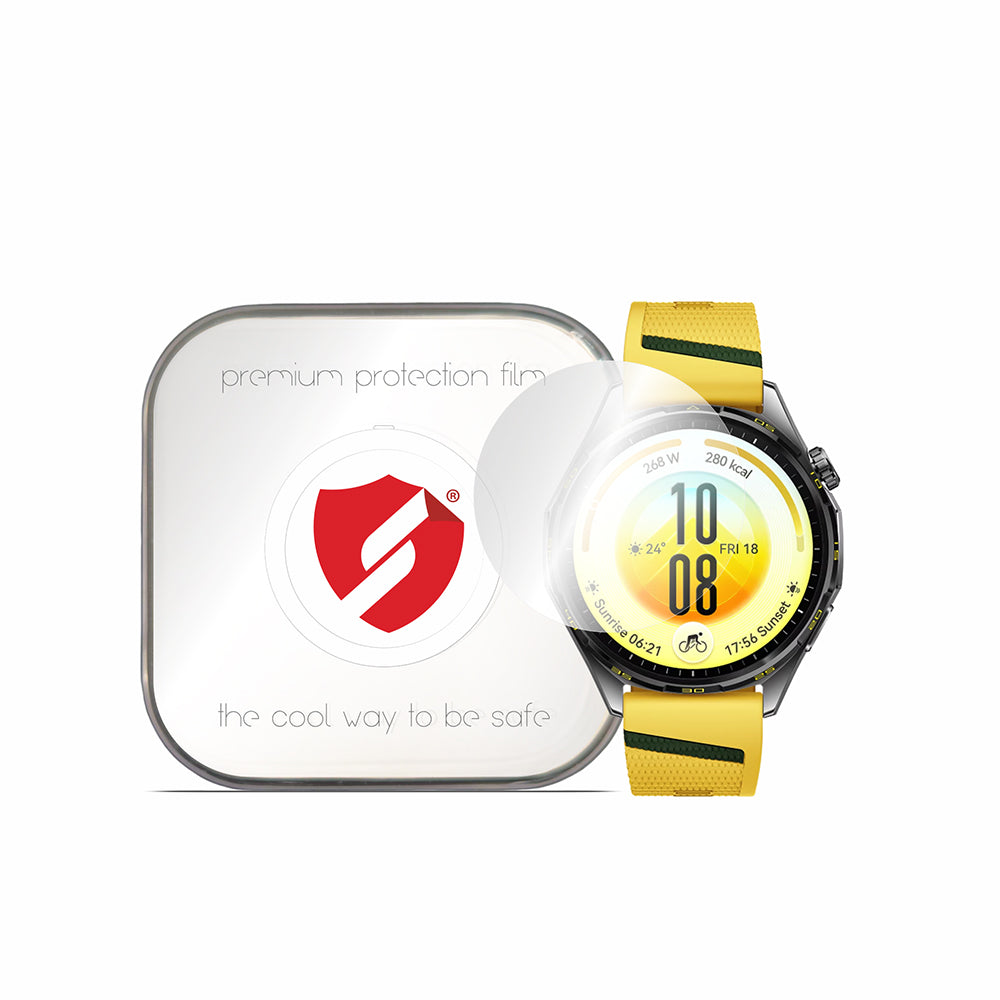 Smart Protection Premium Classic beskyttelsesfilm til Huawei Watch GT 7 46 mm, plastik, sæt med 4 stk.