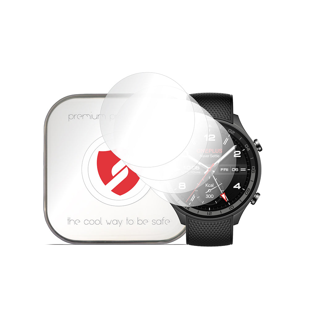 Smart Protection Premium Classic beskyttelsesfilm til OnePlus Watch 2R, sæt med 4 stk., plastik